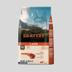 Alimento para Perros BRAVERY Lamb Mini Adulto Small Breeds | alimento premium para perros | Bassa Pet