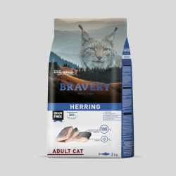 Alimento para Gatos BRAVERY Gato Herring Adulto 2 kg | alimento premium para gatos | Bassa Pet Bassa Pet