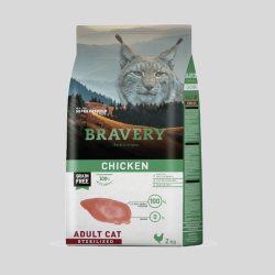 BRAVERY Gato adulto Esterilizados Pollo | Alimento Premium para gatos | Bassa Pet