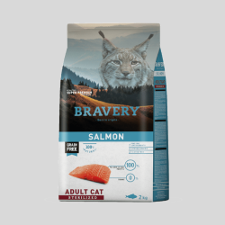 BRAVERY Gato Adulto sterilized Salmon | Alimento Premium para gatos| Bassa Pet