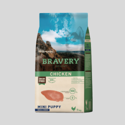 BRAVERY Pollo Mini Puppy Small Breeds | Alimento Premium para Cachorros Pequeños | Bassa Pet