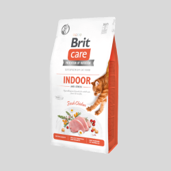 BRIT CARE Gato Indoor Anti-Stress Fresh Chicken | Alimento Premium para Gatos | Bassa Pet