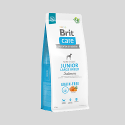 BRIT CARE Junior Large Breed Salmon & Potato 12 kg | Alimento Premium para Cachorros de Razas Grandes | Bassa Pet