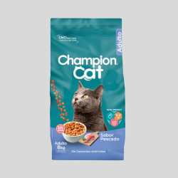 CHAMPION CAT Adulto Pescado 8K kg | Alimento Premium para Gatos | Bassa Pet