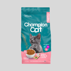 CHAMPION CAT Gatitos Pollo Leche 8 kg | Alimento Esencial para Gatitos | Bassa Pet