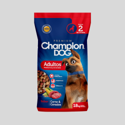 CHAMPION DOG Adulto Carne Cereales 18 kg | Alimento Premium para Perros | Bassa Pet