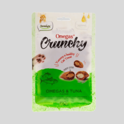 Dentalight Omegas para gatos Crunchy Atún 60g | Salud Oral y Nutrición | Bassa Pet