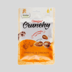 Dentalight Omegas para gatos Crunchy Pollo 60g | Salud Oral y Nutrición | Bassa Pet