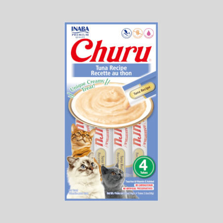 CHURU Cat Atún (601) 56g | Pasta de Atún para Gatos | Bassa Pet