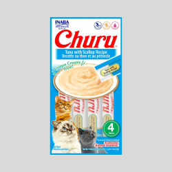 CHURU Cat Atún Ostión (604) 56g | Pasta de Atún y Vieira para Gatos | Bassa Pe