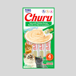 CHURU Cat Atún pollo (602) 56g | Pasta de Atún y Pollo para Gatos | Bassa Pet