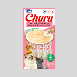 CHURU Cat Atún Salmon (606) 56g | Pasta de Atún y Salmón para Gatos | Bassa Pet