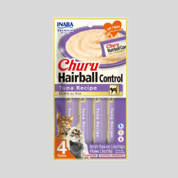 CHURU Cat Hairball Control atún (675) 56g | Control de Bolas de Pelo para Gatos |  Bassa Pet