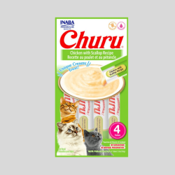 CHURU Cat Pollo Ostión (605) 56g | Pasta para Gatos | Bassa Pet