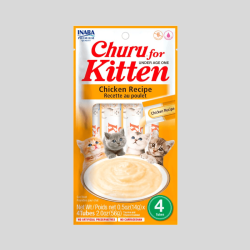 CHURU Cat Kitten Pollo (692) 56g | Pasta de pollo para Gatitos | Bassa Pet