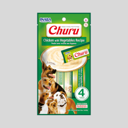 CHURU Dog Pollo Vegetales (615) 56g | Pasta de Pollo y Vegetales | Bassa Pet