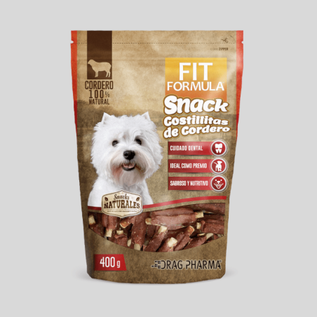 FIT FORMULA Snack Costillitas de Cordero 400g | Premios para Perros | Bassa Pet
