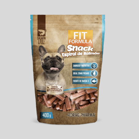 Fit Formula Snack Espiral de Salmón 400g | Premio Saludable para Perros | Bassa Pet