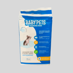 BABY PETS Sabanilla 60x60 10 Unidades | Protección Absorbente para Mascotas | Bassa Pet