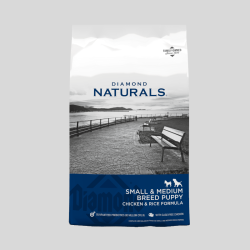 DIAMOND NATURALS Small & Medium Breed Puppy Formula Rich in Chicken & Rice | Alimento Premium para Cachorros | Bassa Pet