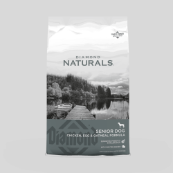 DIAMOND NATURALS Senior Dog Formula Rich in Chicken With Egg & Oat Flakes 15  | Alimento Premium para Perros Mayores | Bassa Pet
