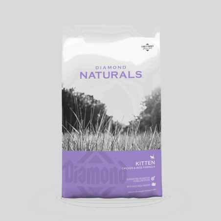 DIAMOND NATURALS Kitten Formula Rich in Chicken With Rice | Alimento Premium para Gatitos en Crecimiento | Bassa Pet