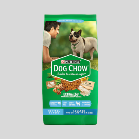 DOG CHOW Control Peso Adulto Todos Los Tamaños 15 kg | Alimento para Perros | Bassa Pet