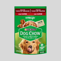 DOG CHOW Salsa Adulto Carne 100g | Deliciosa Adición Nutritiva | Bassa Pet
