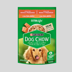 DOG CHOW Salsa Salmón Adultos Minis y Pequeños 100g | Mejora la Comida de tu Perro | Bassa Pet