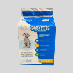 BABY PETS Sabanilla 60x60 50 Unidades | Absorbentes y Protección para Mascotas | Bassa Pet