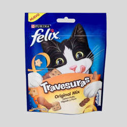 FELIX Travesuras Original 60g | Premio Irresistible para tu Gato | Bassa Pet