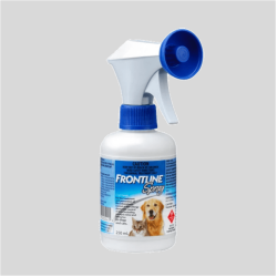 FRONTLINE Spray 250ml | Protección Completa contra Pulgas y Garrapatas | Bassa Pet