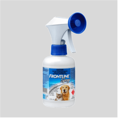 FRONTLINE Spray 250ml | Protección Completa contra Pulgas y Garrapatas | Bassa Pet