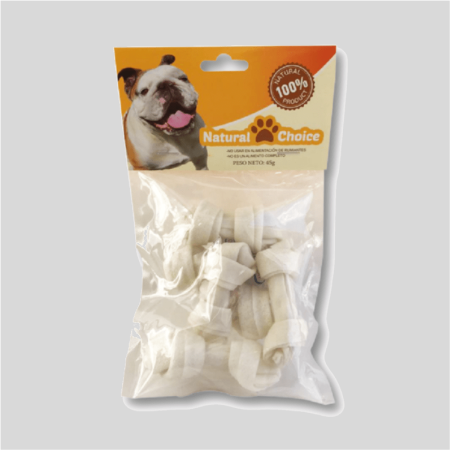 Hueso Cartílago Natural 5 * 45g para Perros | Salud y Entretenimiento | Bassa Pet