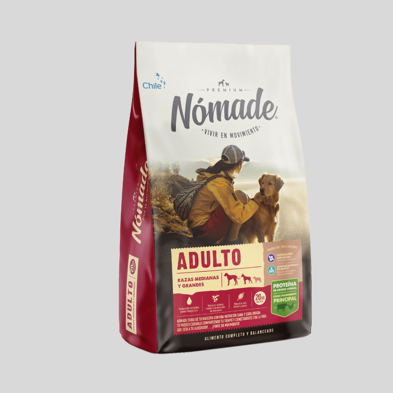 NOMADE Adulto Raza Mediana Grande | Alimento Completo para Perros Adultos | Bassa Pet
