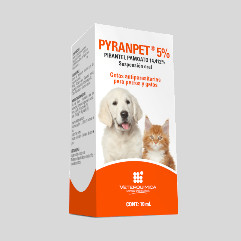 PYRANPET 5% Antiparasitario Perros y Gatos 10ml | Protección Eficaz | Bassa Pet PYRANPET 5% Antiparasitario Perros y Gatos 10ml | Protección Eficaz | Bassa Pet