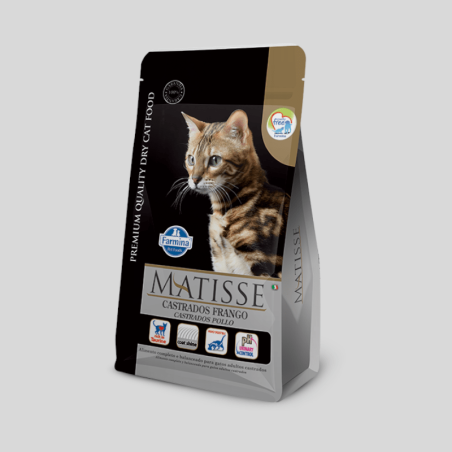 Matisse Castrados Frango - Pollo | Alimento Premium para Gatos Castrados | Bassa Pet