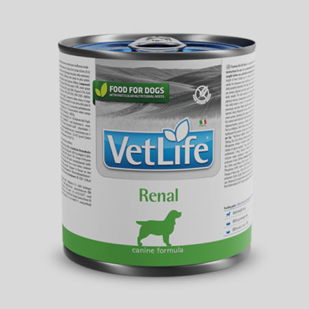 VET LIFE Canino Renal Húmedo 300g | Alimento Húmedo para Perros | Bassa Pet