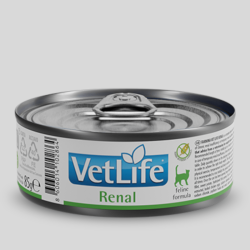VET LIFE Felino Renal Húmedo 85g | Alimento Húmedo para Gatos | Bassa Pet