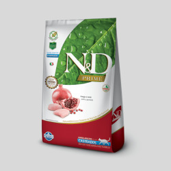 N&D Prime Pollo y Granada Gato Castrados | Alimento Super Premium | Bassa Pet