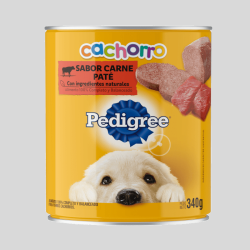 PEDIGREE Húmedos Cachorro Pate Carne 280g | Alimento Húmedo para Cachorros | Bassa Pet