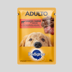 PEDIGREE Salsa Adulto Carne 100g | Complemento Nutritivo para Perros Adultos | Bassa Pet