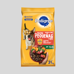 PEDIGREE Adulto Raza Pequeña Carne y Vegetales 21 kg | Nutrición Completa para Perros Adultos | Bassa Pet