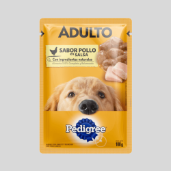 PEDIGREE Salsa Adulto Pollo 100g | Complemento Nutritivo para Perros Adultos | Bassa Pet