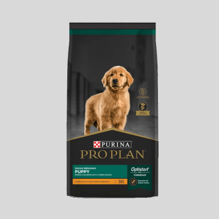 PRO PLAN Puppy Raza Mediana 12Kg | Nutrición para Cachorros | Bassa Pet