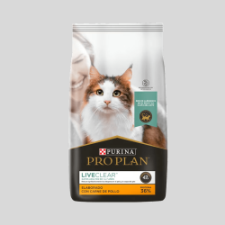 Purina PRO PLAN Gato Adulto LiveClear 3 kg | Reduce Alérgenos | Bassa Pet