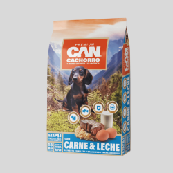 CAN Cachorro Carne Leche 18 kg | Alimento Premium para Cachorros | Bassa Pet