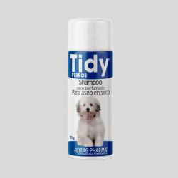 Shampoo Seco Tidy Perro 100g | Limpieza sin Agua | Bassa Pet