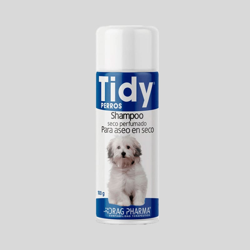 Shampoo Seco Tidy Perro 100g | Limpieza sin Agua | Bassa Pet Shampoo Seco Tidy Perro 100g | Limpieza sin Agua | Bassa Pet