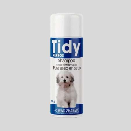 Shampoo Seco Tidy Perro 100g | Limpieza sin Agua | Bassa Pet